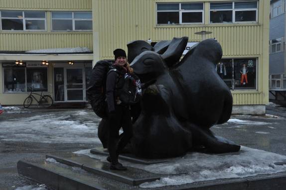 Arte nas ruas de Nuuk, capital da Groelândia